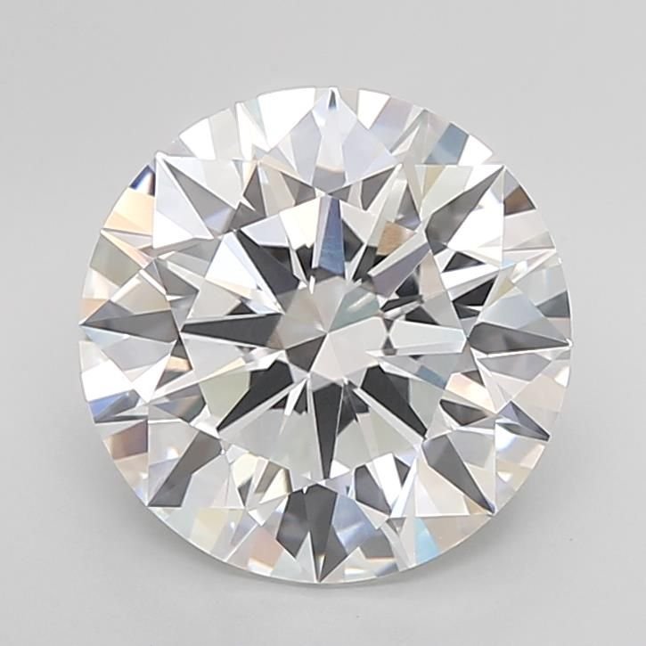 5.06ct E VVS2 Rare Carat Ideal Cut Round Lab Grown Diamond