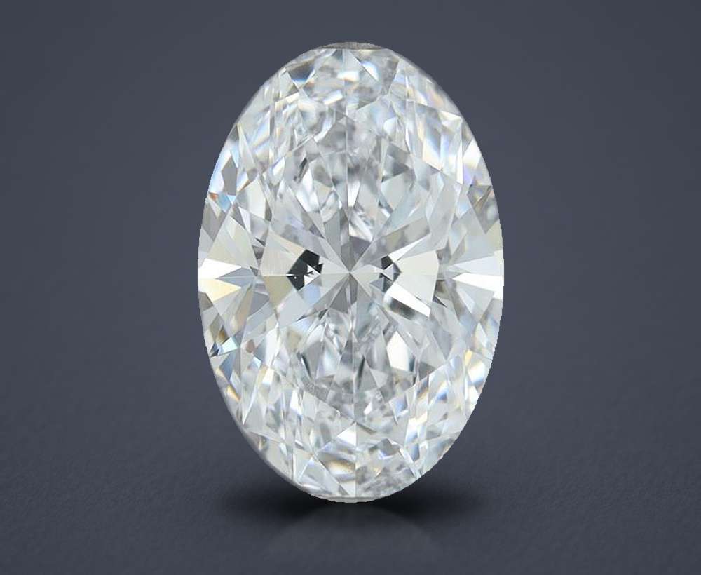 1.00 Carat Oval Lab Diamond