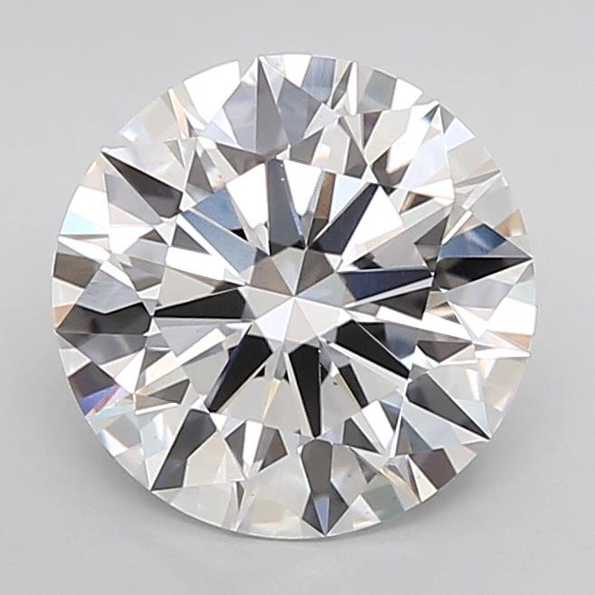 2.81ct D VS1 Rare Carat Ideal Cut Round Lab Grown Diamond