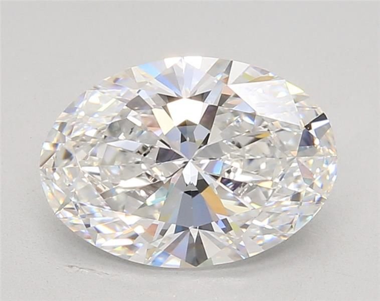2.57ct E VVS2 Rare Carat Ideal Cut Oval Lab Grown Diamond