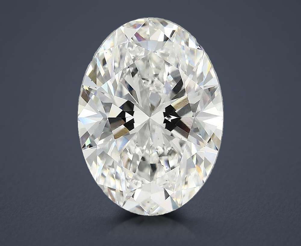 3.85 Carat Oval Lab Diamond