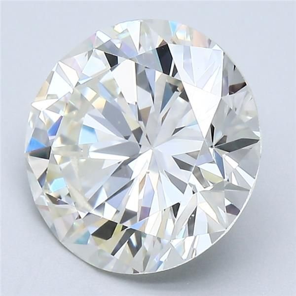 3.54ct J VS1 Good Cut Round Diamond