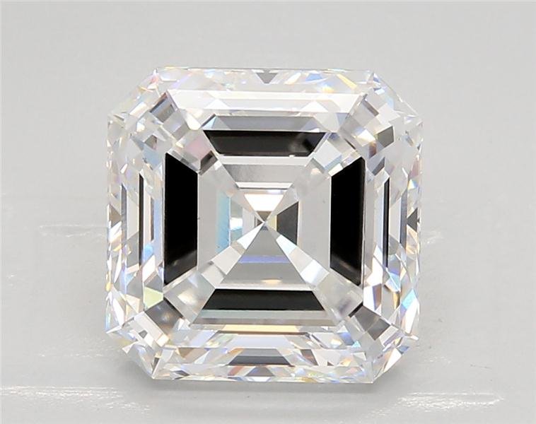 5.04ct D VS1 Rare Carat Ideal Cut Asscher Lab Grown Diamond