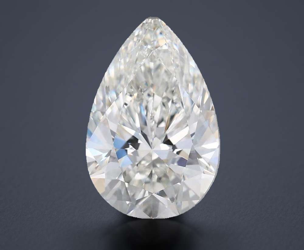 1.54 Carat Pear Lab Diamond