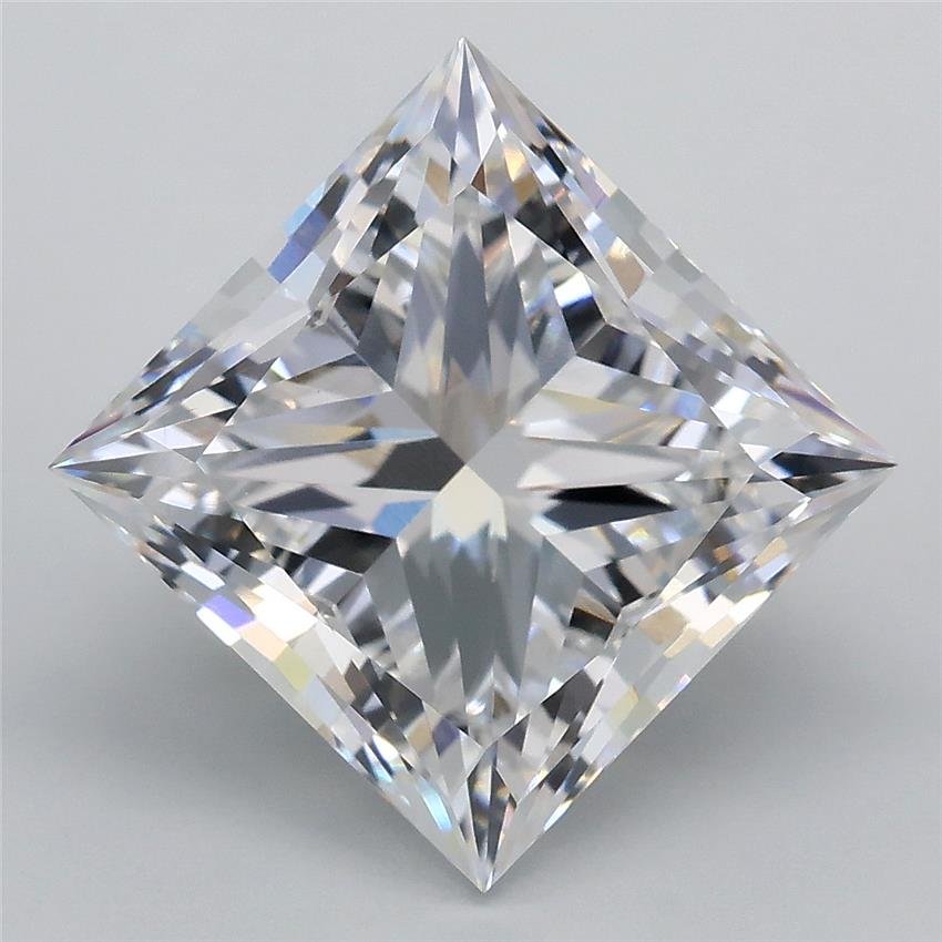 5.01ct D VS1 Rare Carat Ideal Cut Princess Lab Grown Diamond