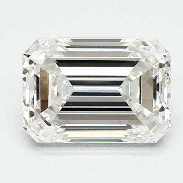 2.20ct F VS1 Excellent Cut Emerald Lab Grown Diamond