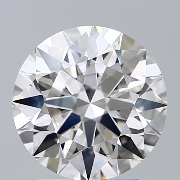 2.67ct E SI1 Rare Carat Ideal Cut Round Lab Grown Diamond