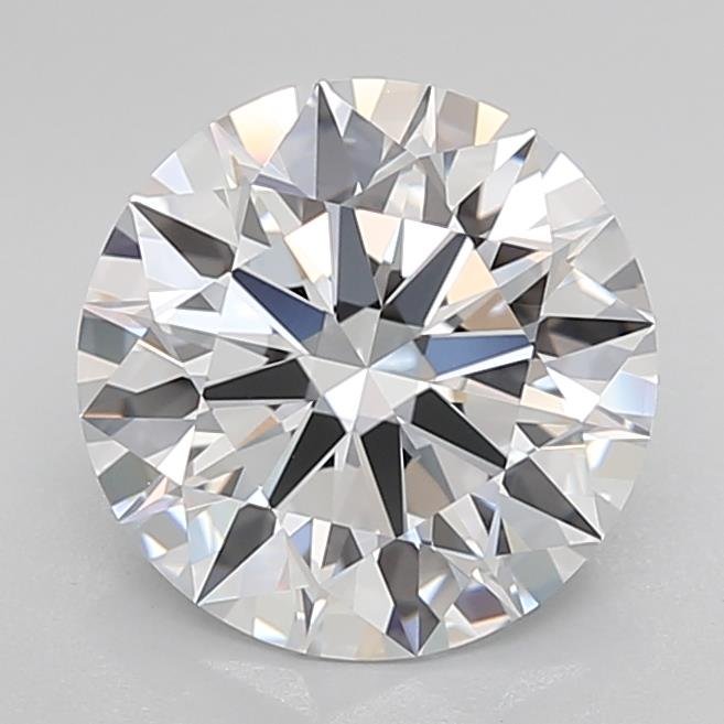 3.09ct F VVS1 Rare Carat Ideal Cut Round Lab Grown Diamond