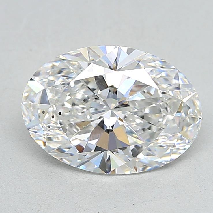 3.04ct E SI1 Rare Carat Ideal Cut Oval Lab Grown Diamond