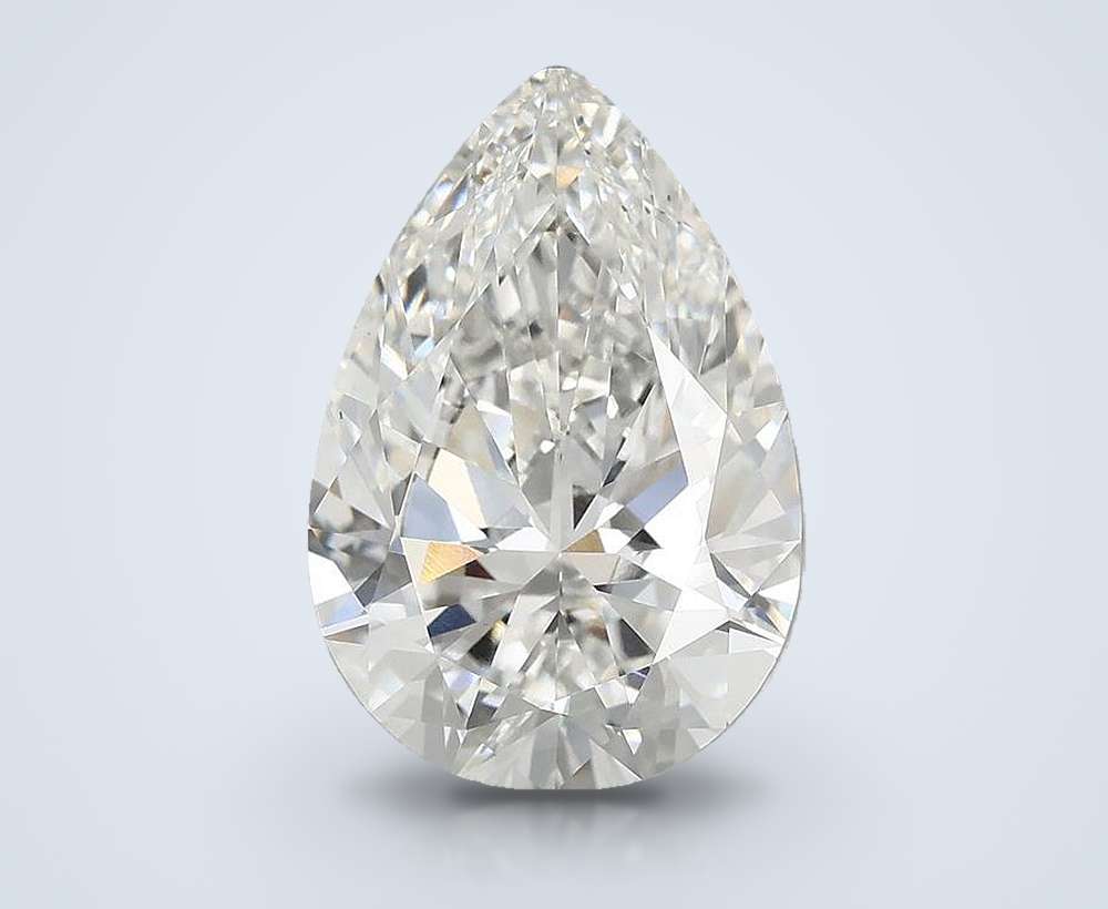 5.42 Carat Pear Lab Diamond