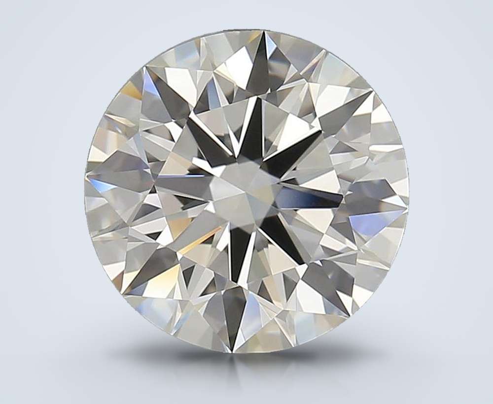 4.41 Carat Round Lab Diamond
