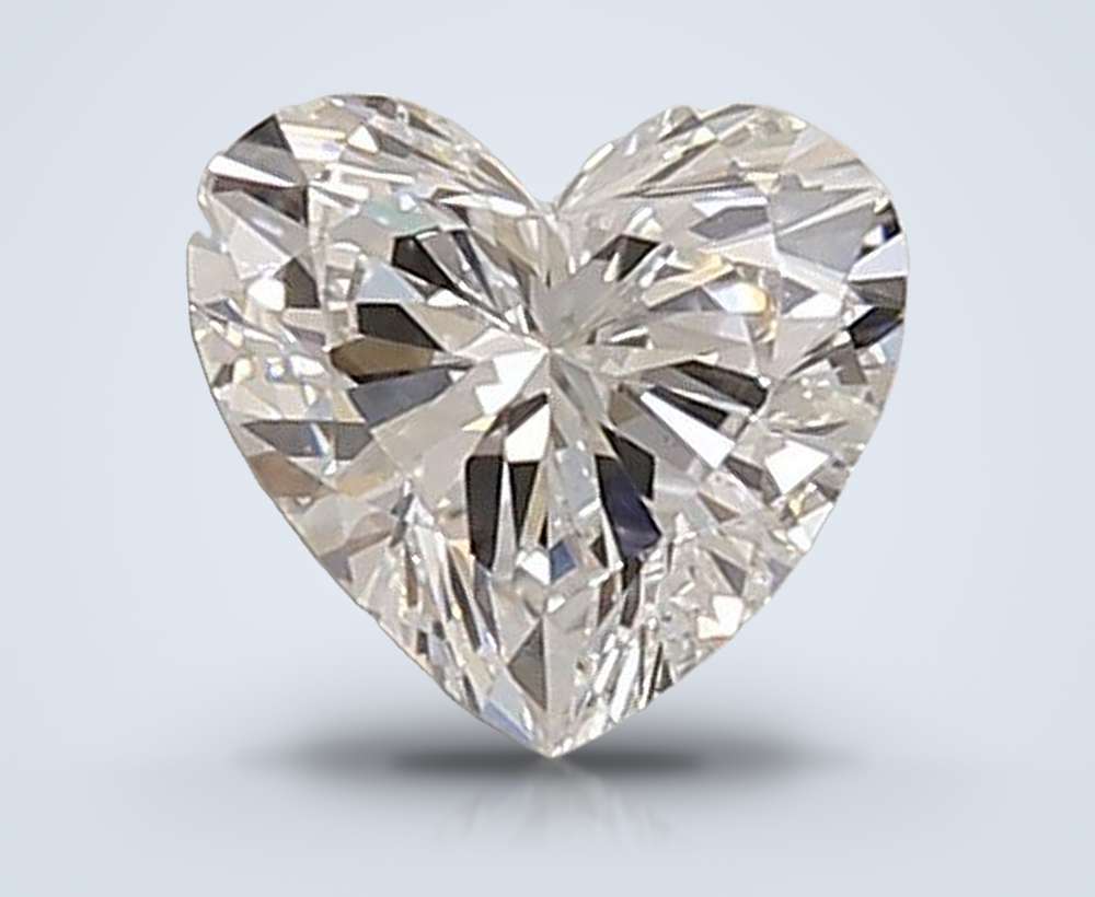 0.76 Carat Heart Lab Diamond