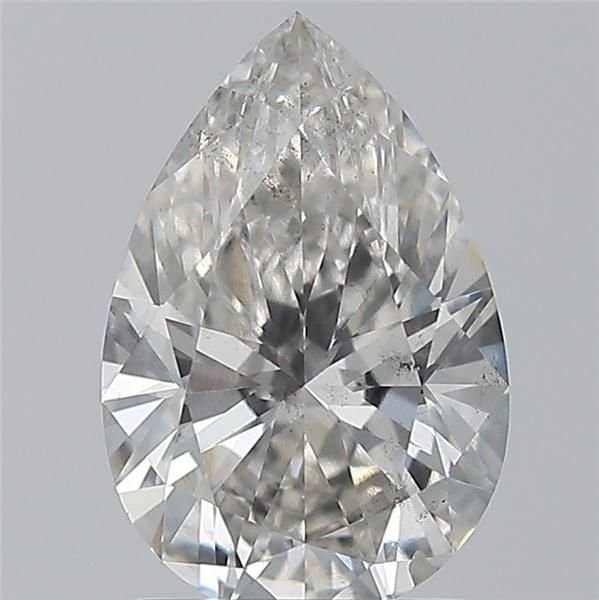 1.58ct H SI2 Rare Carat Ideal Cut Pear Lab Grown Diamond