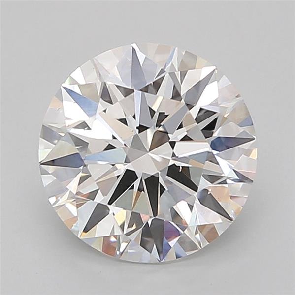 3.01ct E VS2 Rare Carat Ideal Cut Round Lab Grown Diamond