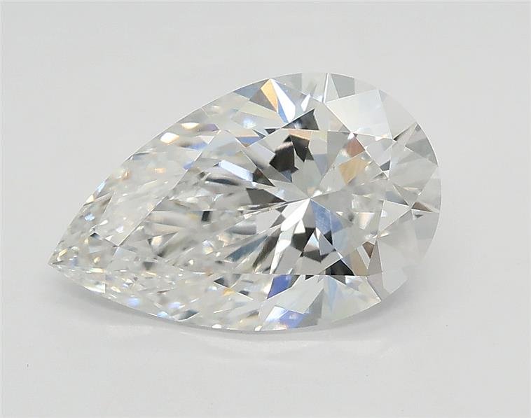 2.02ct E VS1 Rare Carat Ideal Cut Pear Lab Grown Diamond