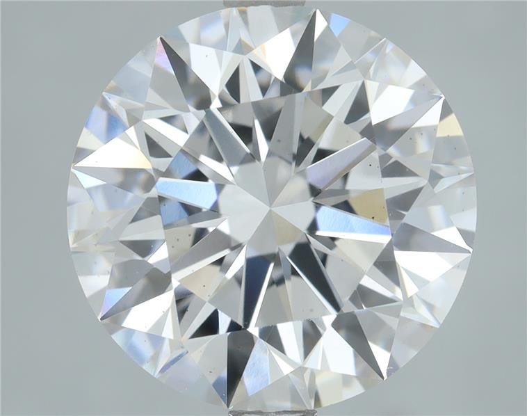 3.38ct D VS2 Rare Carat Ideal Cut Round Lab Grown Diamond