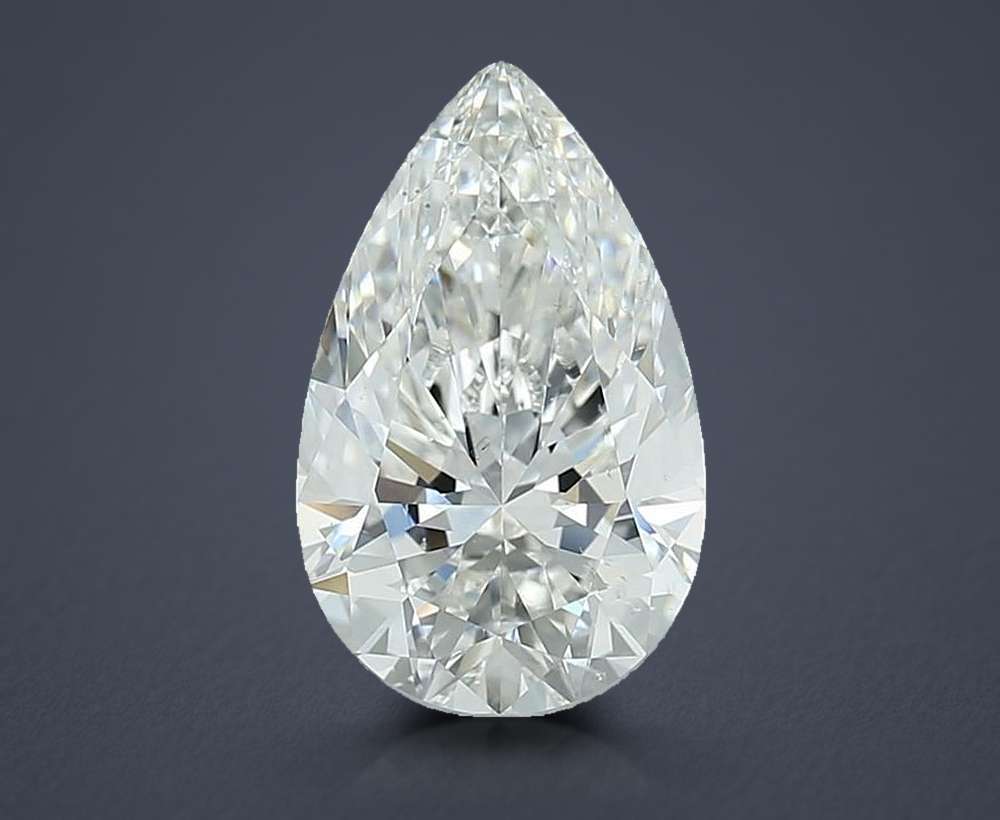 3.22 Carat Pear Natural Diamond
