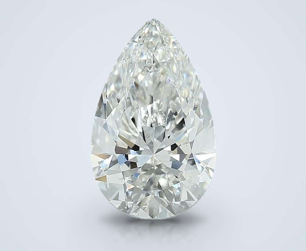 3.22 Carat Pear Natural Diamond