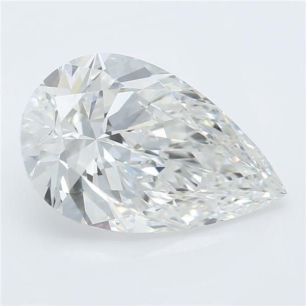 2.12ct F VS1 Rare Carat Ideal Cut Pear Lab Grown Diamond