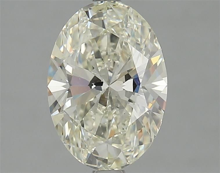 2.07ct K SI1 Rare Carat Ideal Cut Oval Diamond