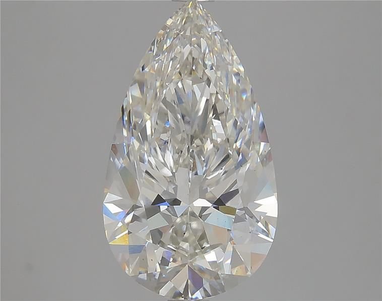 4.07ct H VS2 Rare Carat Ideal Cut Pear Lab Grown Diamond