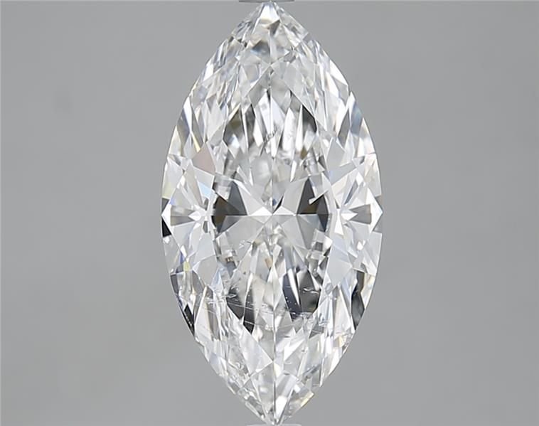 2.50ct F SI2 Rare Carat Ideal Cut Marquise Diamond