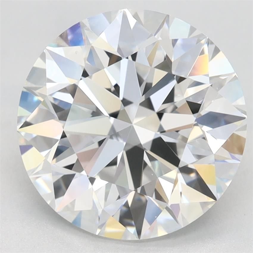 3.44ct E VVS1 Rare Carat Ideal Cut Round Lab Grown Diamond