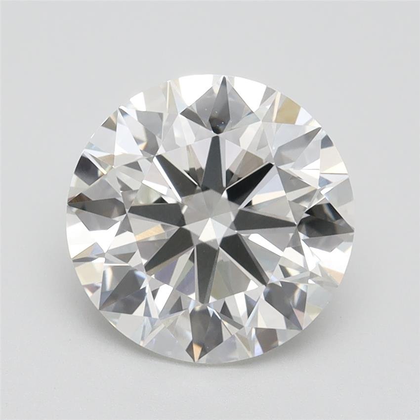 3.39ct G VVS2 Excellent Cut Round Lab Grown Diamond