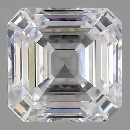 2.03ct E SI1 Rare Carat Ideal Cut Asscher Lab Grown Diamond