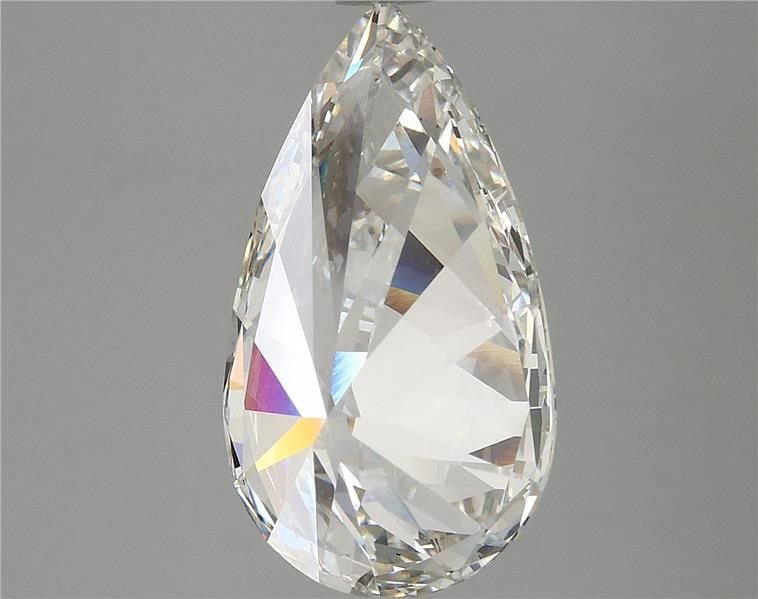 5.38ct I VS1 Rare Carat Ideal Cut Pear Lab Grown Diamond