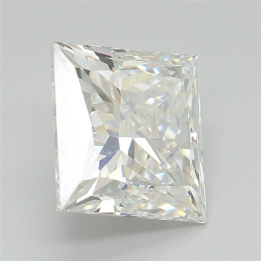 3.09ct E VVS2 Rare Carat Ideal Cut Princess Lab Grown Diamond