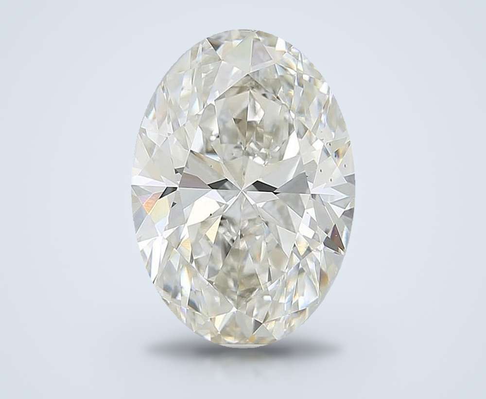 6.42 Carat Oval Lab Diamond
