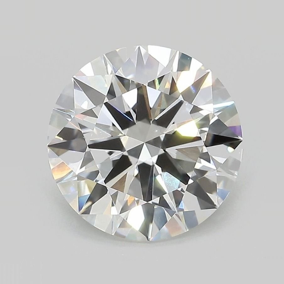 3.81ct E VVS2 Excellent Cut Round Lab Grown Diamond