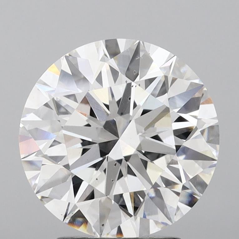 4.05ct E SI1 Rare Carat Ideal Cut Round Lab Grown Diamond