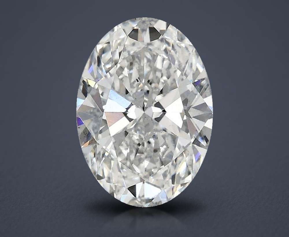 1.63 Carat Oval Lab Diamond