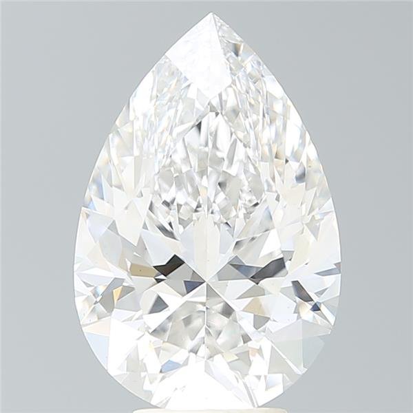 6.05 Carat Pear Lab Diamond