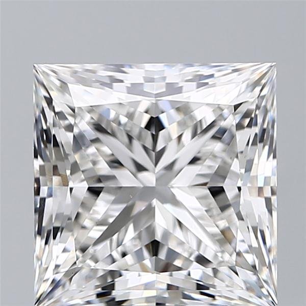 5.77 Carat Princess Lab Diamond