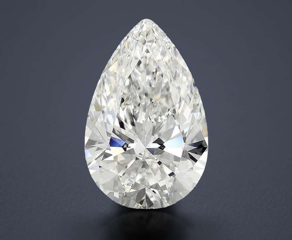 9.36 Carat Pear Lab Diamond