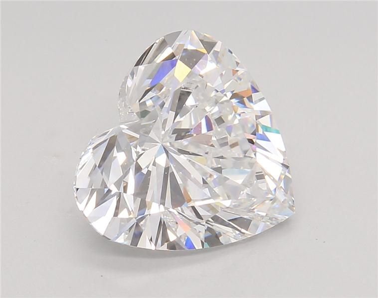 5.08ct D VVS2 Rare Carat Ideal Cut Heart Lab Grown Diamond