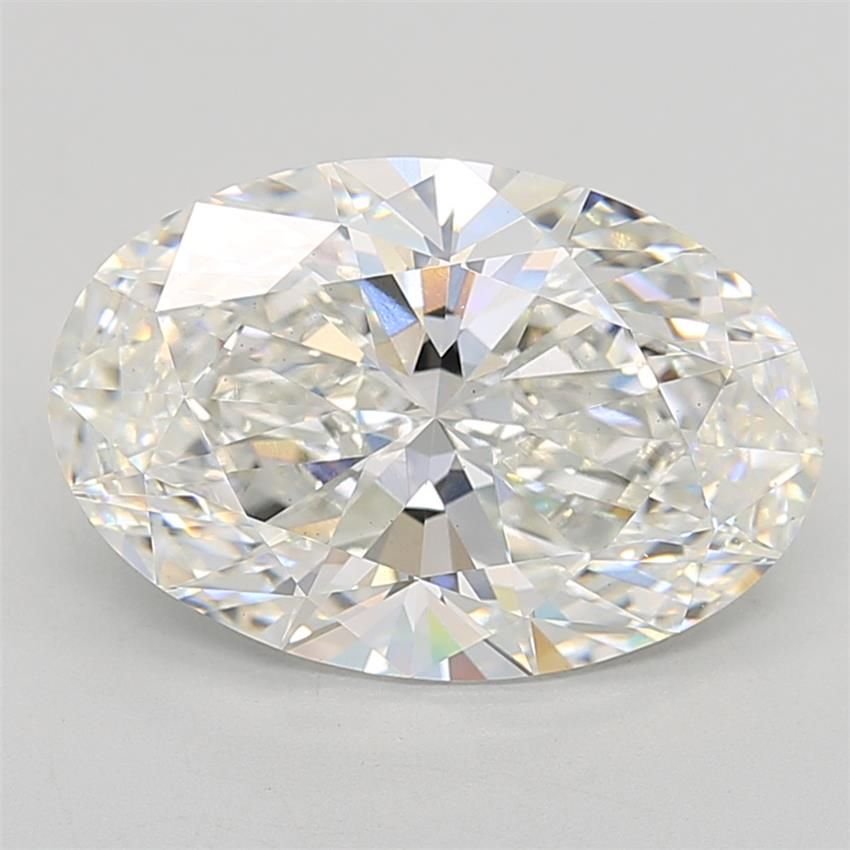 6.32ct F VS1 Rare Carat Ideal Cut Oval Lab Grown Diamond