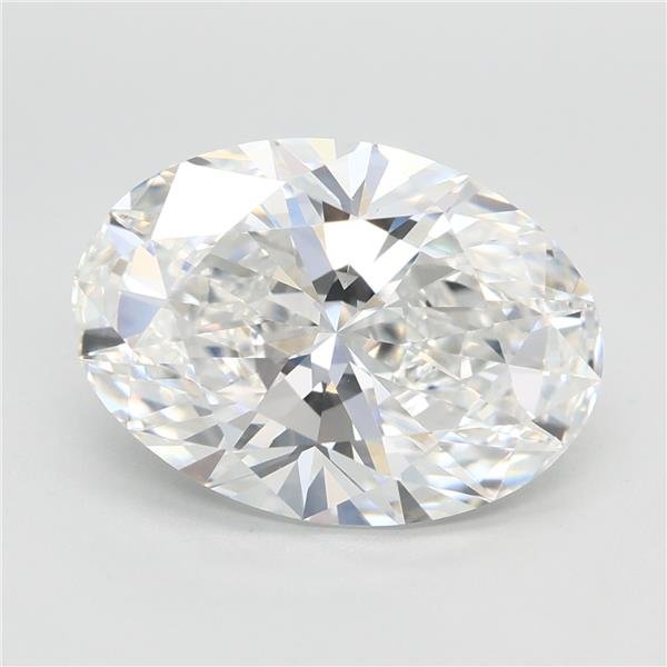 4.09ct E VVS2 Rare Carat Ideal Cut Oval Lab Grown Diamond