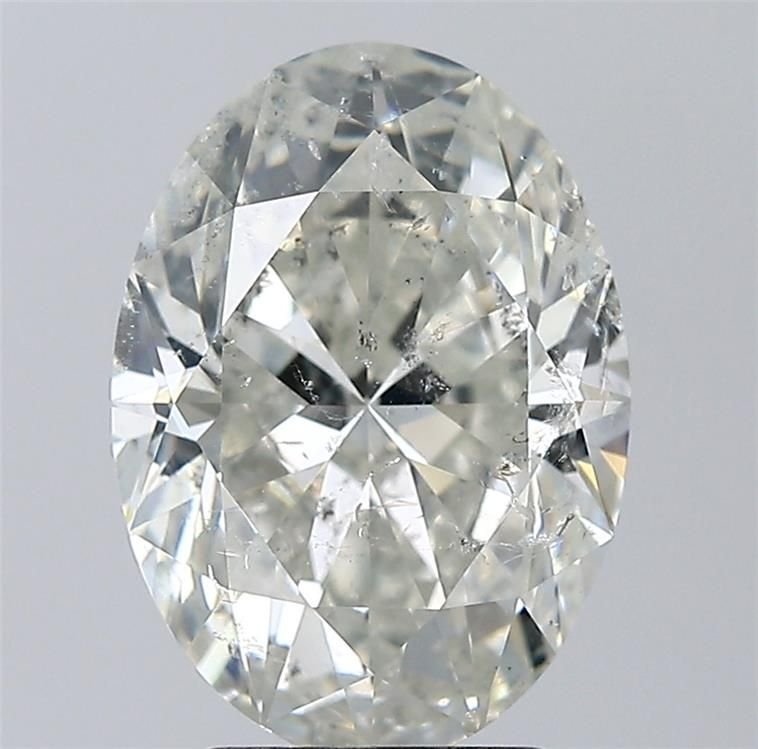 4.01ct I SI2 Rare Carat Ideal Cut Oval Diamond