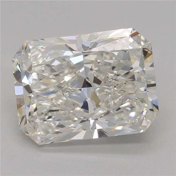 4.06ct F VVS2 Rare Carat Ideal Cut Radiant Lab Grown Diamond