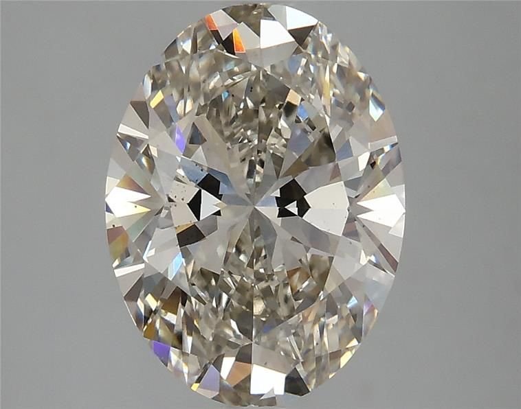 3.12ct H VS2 Rare Carat Ideal Cut Oval Lab Grown Diamond