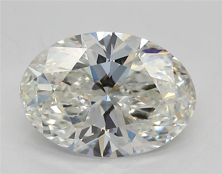 3.01ct F VVS2 Rare Carat Ideal Cut Oval Lab Grown Diamond