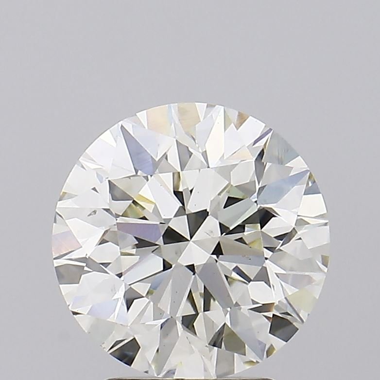 3.05ct J VS2 Excellent Cut Round Lab Grown Diamond