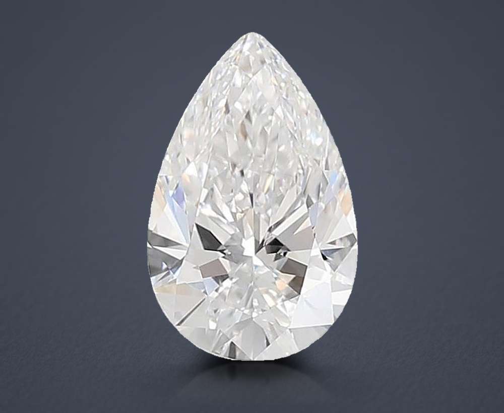3.73 Carat Pear Lab Diamond