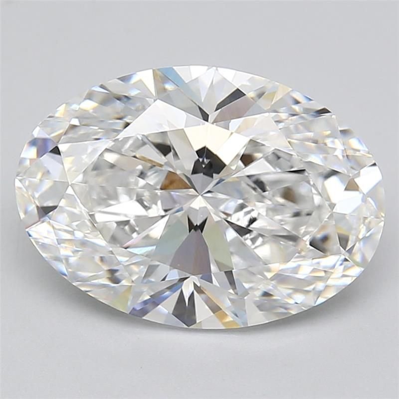 6.01ct D VS1 Rare Carat Ideal Cut Oval Lab Grown Diamond