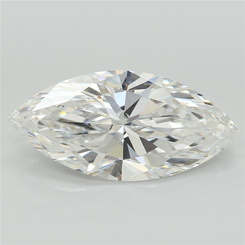 3.71ct D VS1 Excellent Cut Marquise Lab Grown Diamond