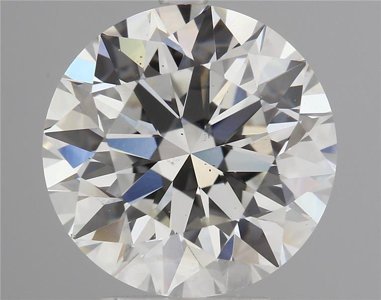 4.01ct H SI1 Excellent Cut Round Lab Grown Diamond